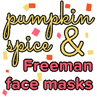 pumpkin spice fall Sticker by Freeman Beauty