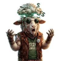 Stress Wtf Sticker by GLITCHER