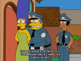 marge simpson officer lou GIF