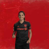 Happy Champions League GIF by FC Bayern Women