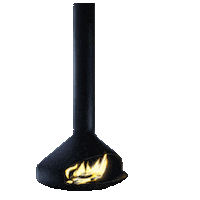 Fire Fireplace Sticker