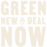 Green New Deal Fight For Our Lives Sticker