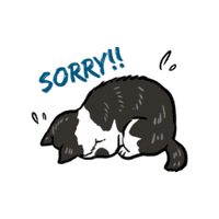 Sorry Maru Sticker