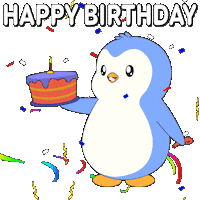 Happy Birthday Sticker by Pudgy Penguins