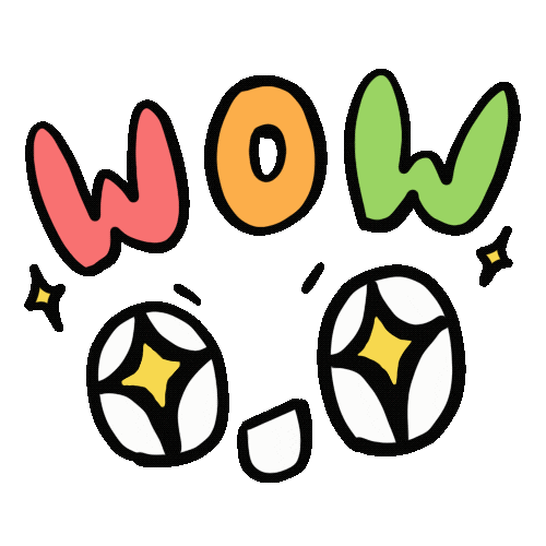 Happy Wow Sticker