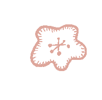 Flower Line Sticker