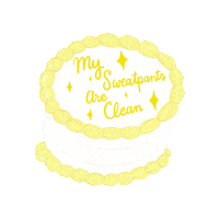 Cake Sweatpants Sticker