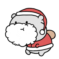 Merry Christmas Santa Sticker by Aminal Stickers