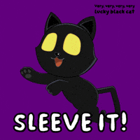 Glow Black Cat GIF by VeeFriends