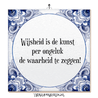 Nl Wijsheid Sticker by Tegelspreuken.nl