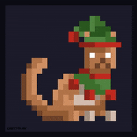 Merry Christmas Cat GIF