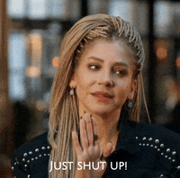 Didem Shut Up GIF