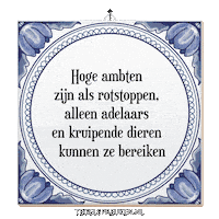 Wijsheid Spreuk Sticker by Tegelspreuken.nl