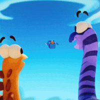 Flying Make A Wish GIF by Claynosaurz