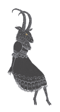 Illustration Vintage Sticker by Doubleday Books