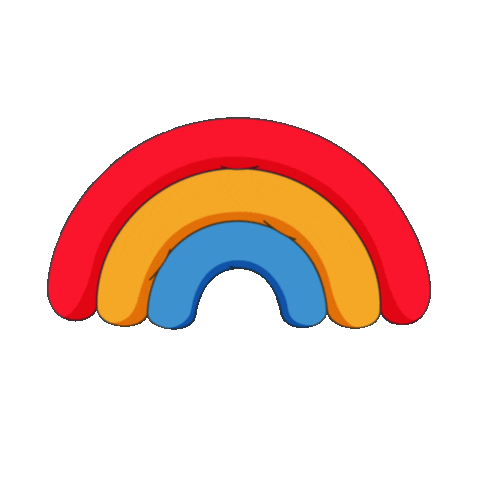 Anya_Hindmarch giphyupload rainbow chubby anya Sticker