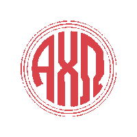 Monogram Alpha Chi Sticker by Alpha Chi Omega HQ