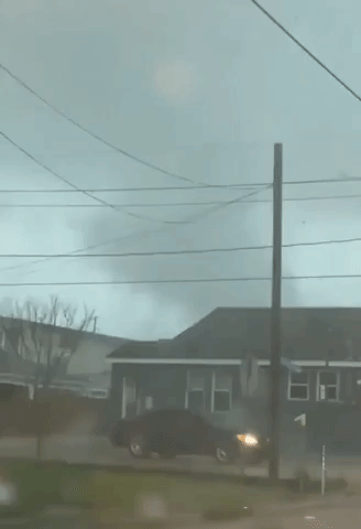 Tornado Causes Destruction in New Orleans Suburb