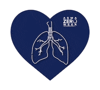 Asmazero asthma asma livingwithasthma asmalieve Sticker