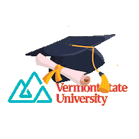 Graduation Graduate Sticker by Vermont State University