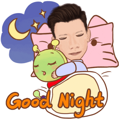 Good Night Alvin Sticker