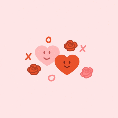 Best Friends Hearts GIF