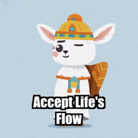 Wisdom Acceptance GIF by Llamaozi