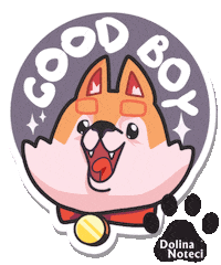 Good Boy Love Sticker by Dolina Noteci