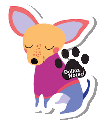 Dog Love Sticker by Dolina Noteci
