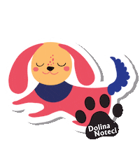 Dog Love Sticker by Dolina Noteci