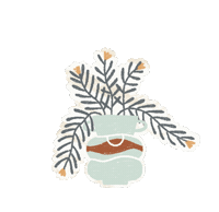 paulaestevedesign nature flowerpot paulaestevedesign Sticker