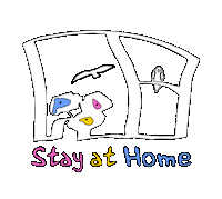 Home Flowers Sticker
