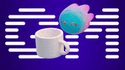 MotokoWorld coffee good morning morning sleepy GIF
