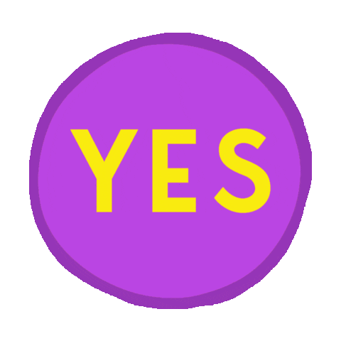Yas Yes Sticker by HELLO VINTAGE
