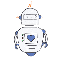 iranserver heart robot iran server Sticker