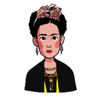 Frida Kahlo Art Sticker