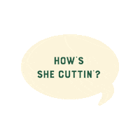 Speech Bubble Hows She Cuttin Sticker by Sicin Sasta