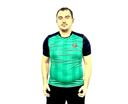 Celebrating Sticker by United league Europe 3x3