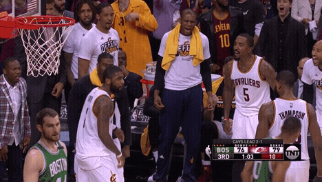 cleveland cavaliers basketball GIF by NBA