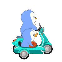 Driving On My Way Sticker by Pudgy Penguins