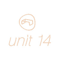 unit14 logo oranje unit14 Sticker