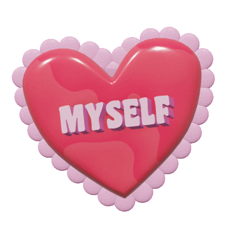 I Love Me Heart Sticker by leanne rule