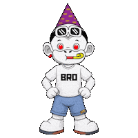 Bro Sticker by Zhot Shop