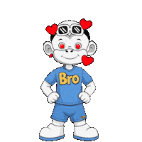 Brotherly Love Bro Sticker by Zhot