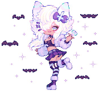 Pixel Halloween Sticker