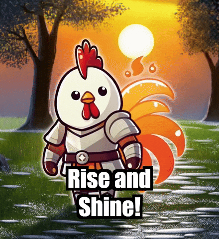 Rise And Shine Park GIF by Zorooster