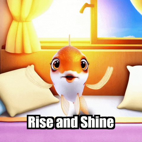 Happy Rise And Shine GIF by TheConfishius