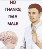 No Brain Men GIF