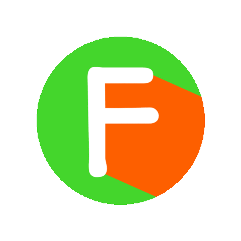 Orange Abc Sticker