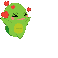 pompome love heart character かわいい Sticker